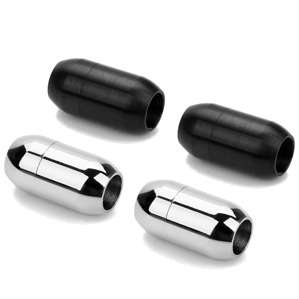 Art Craft Making - 2pcs Stainless Steel Magnetic Clasp Leather