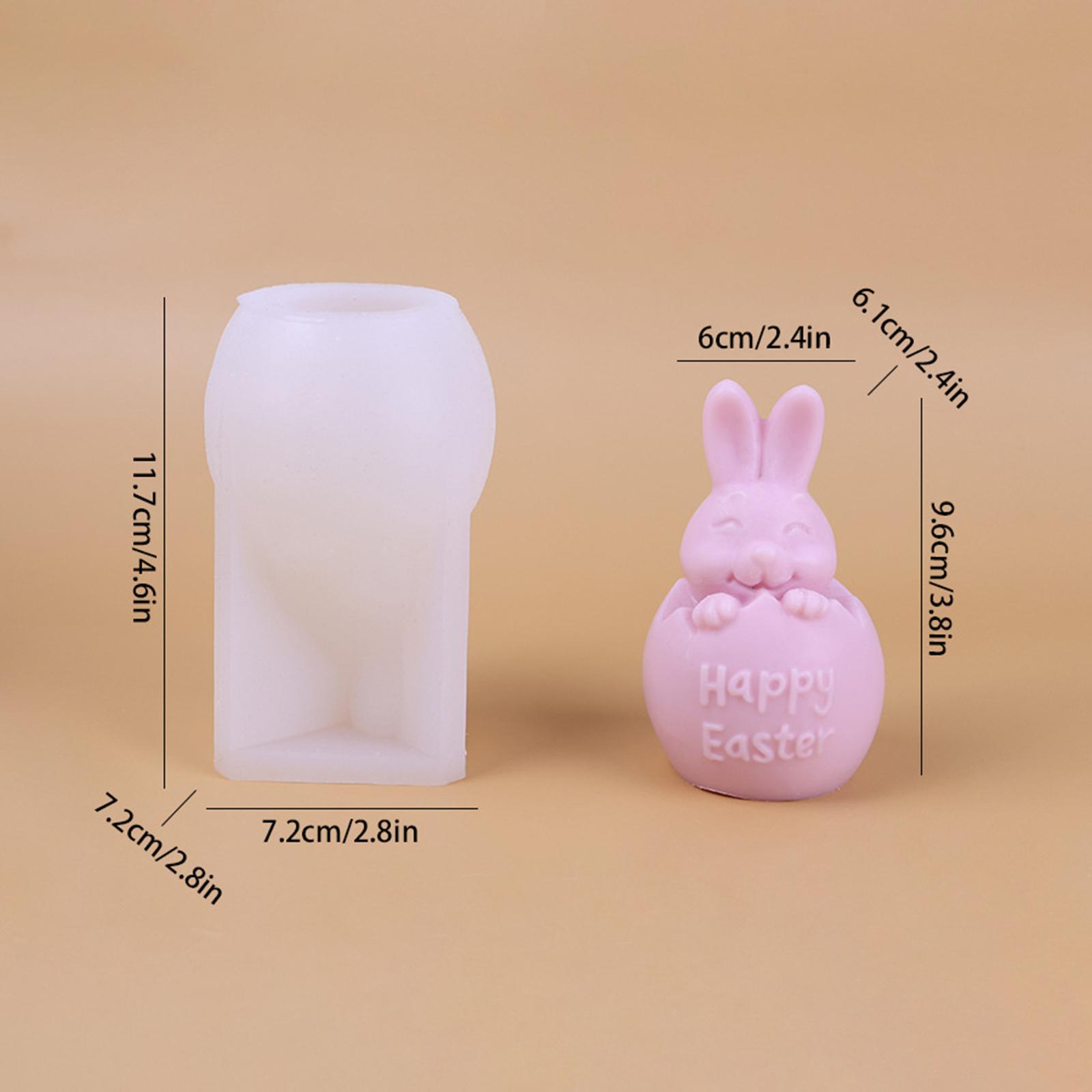 Art Craft Rabbit - DIY Eggshell Rabbit Silicone Model Happy