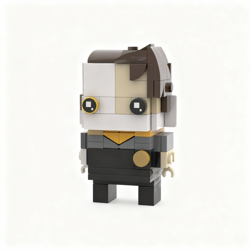 Art Craft Building - 153pcs MOC BrickHeadz Lt Cmdr Data
