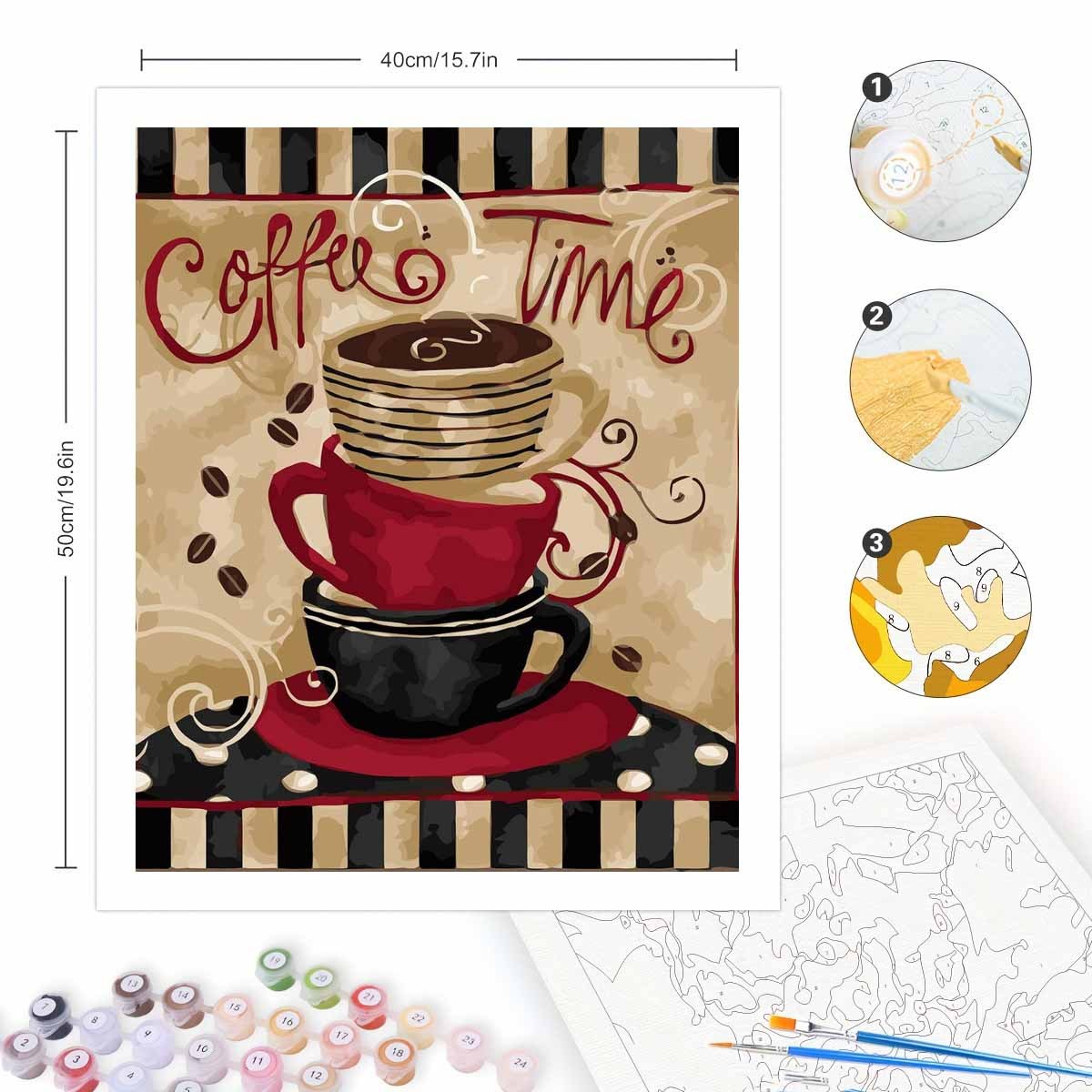Paint By Numbers Kit for Adult - đánh giá và giá Art Craft Game