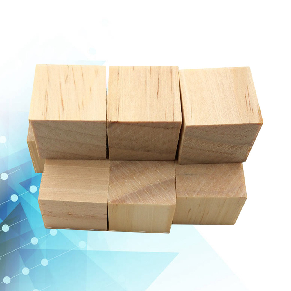 200Pcs Pine Wood Craft Cube Bl - đánh giá và giá Art Craft Game