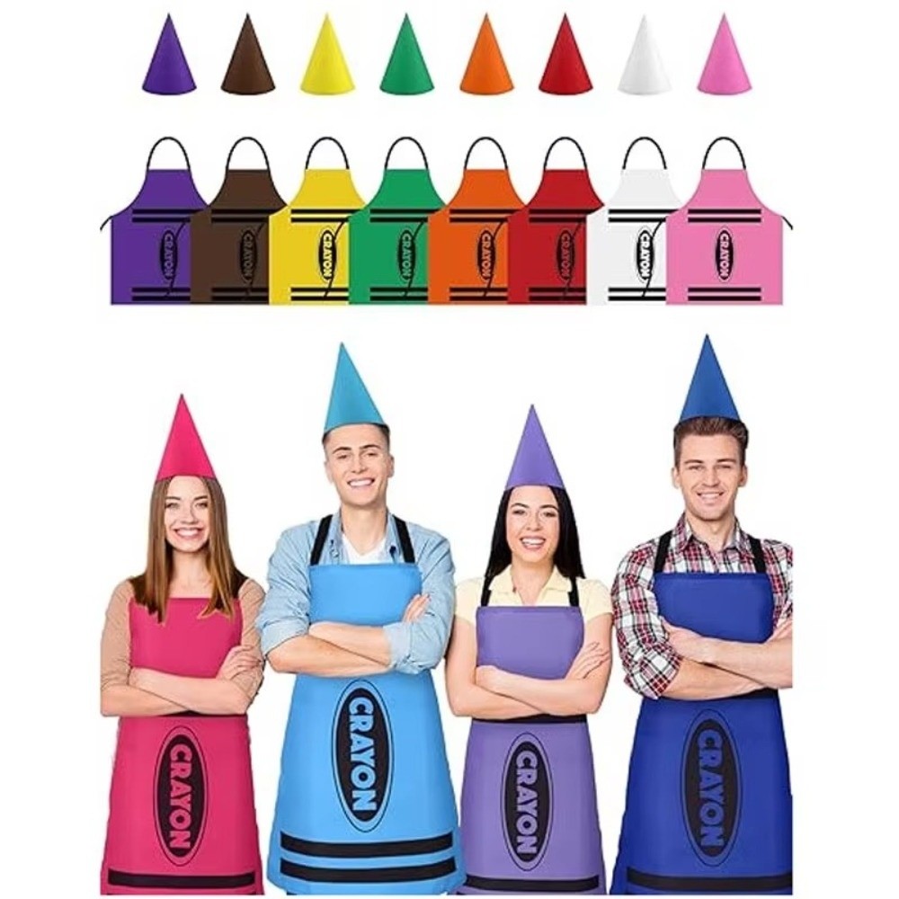 New Colorful Crayon Themed Gno - đánh giá và giá Art Craft Hat