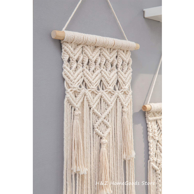 Nóng Macrame Treo Tường Thảm T - đánh giá và giá Macrame Cord Cotton
