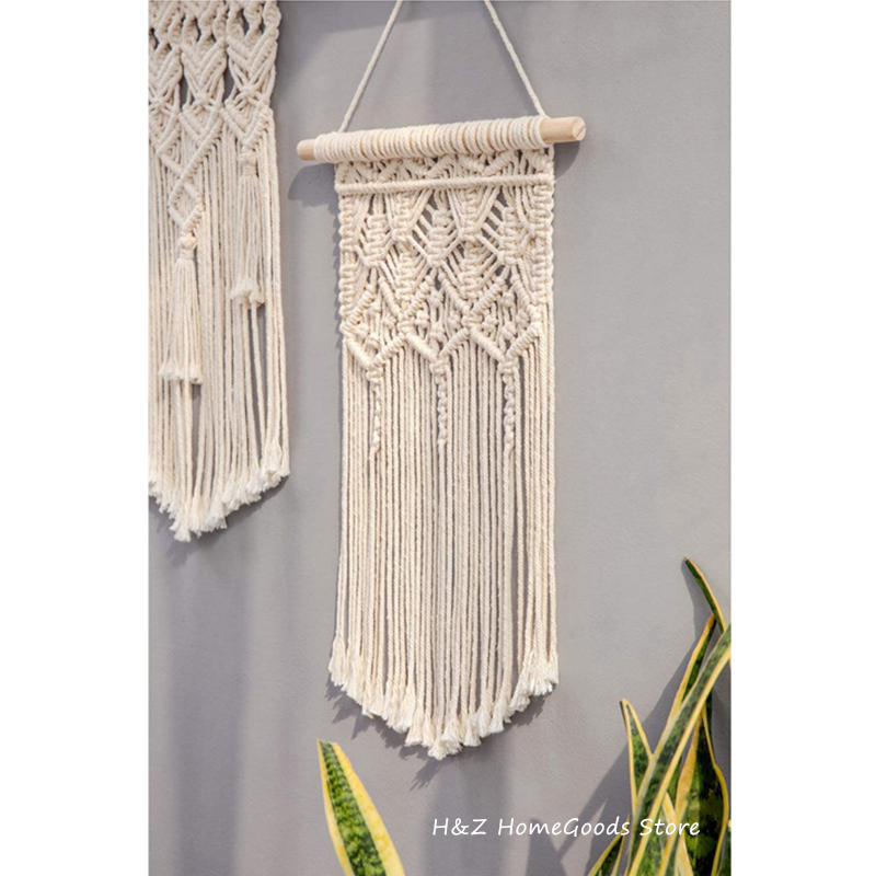 Nóng Macrame Treo Tường Thảm T - đánh giá và giá Macrame Cord Cotton