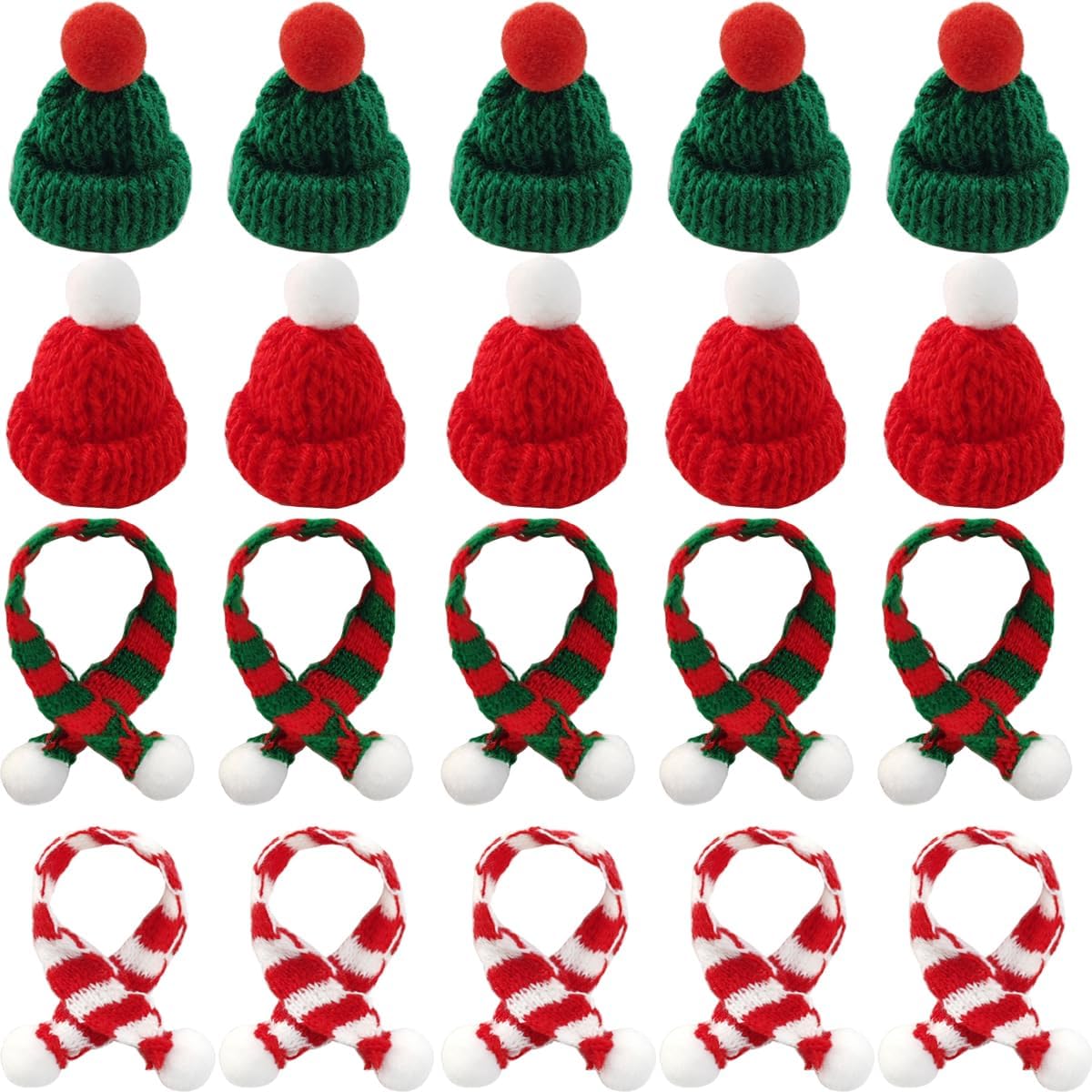 32PCS Mini Knit Hat Mini Chris - đánh giá và giá Art Craft Hat