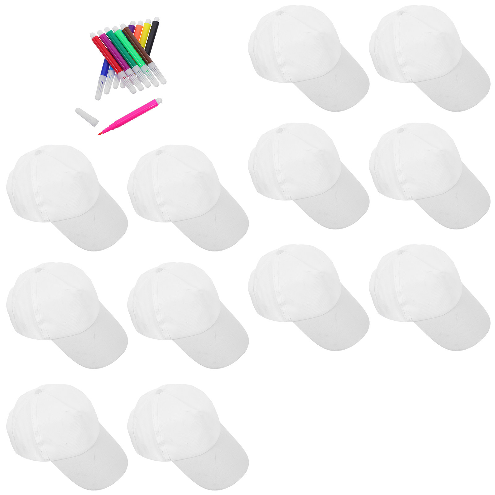 1Set Kids Baseball Cap Plain W - đánh giá và giá Art Craft Kit