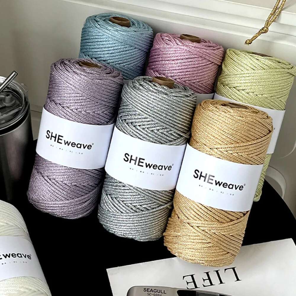 Gold Glossy 5.0mm Light Weight - đánh giá và giá Macrame Cord Cotton