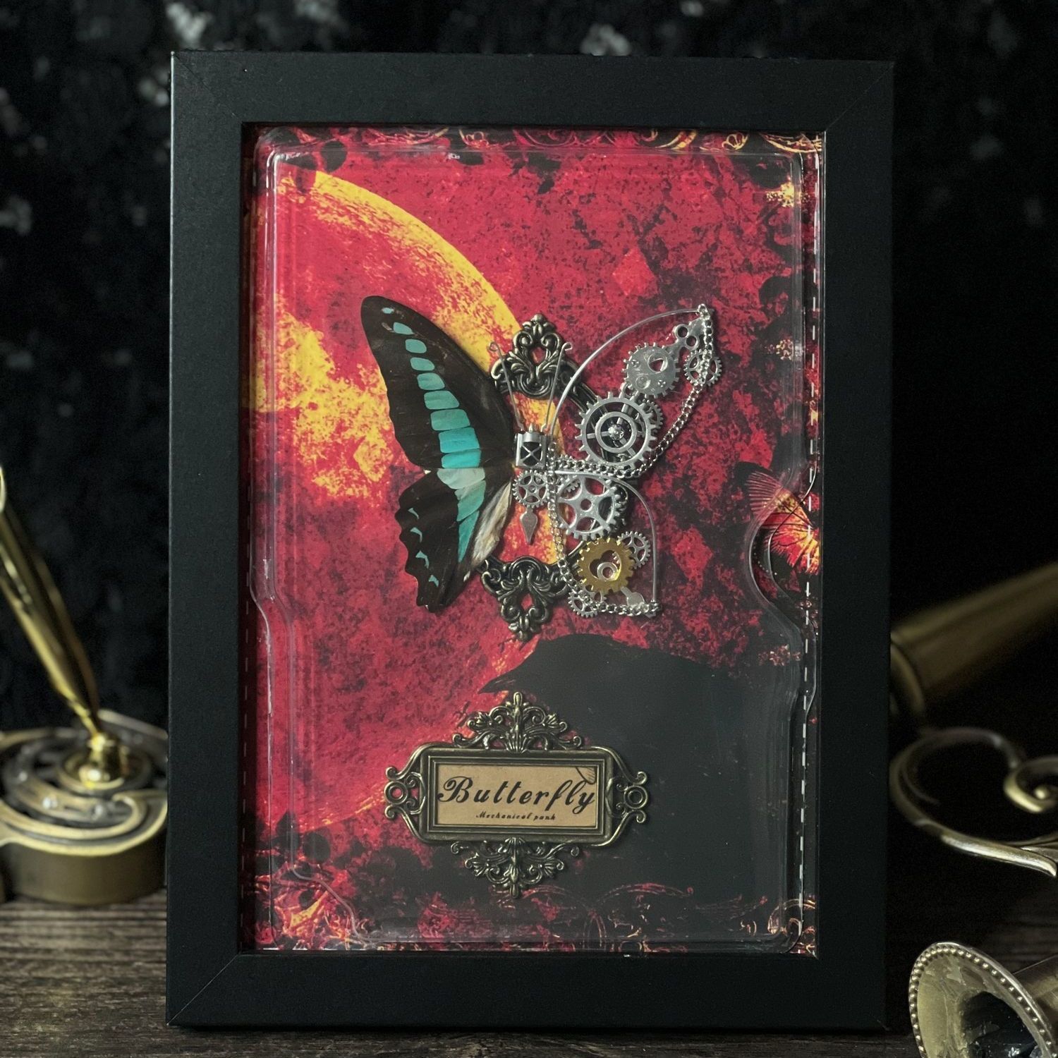 Steampunk Butterfly Frame DIY  - đánh giá và giá Art Craft Kit