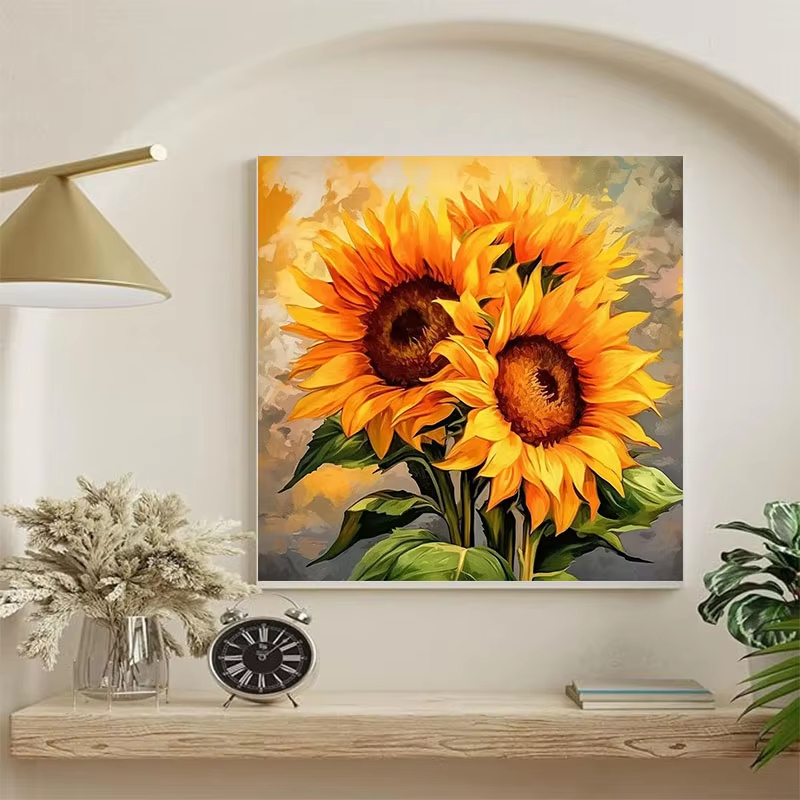 Sunflower Oil Painting Set, Ha - đánh giá và giá Art Craft Game