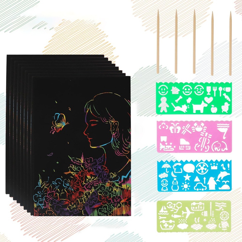Scratch Paper Art Set, Black C - đánh giá và giá Art Craft Game