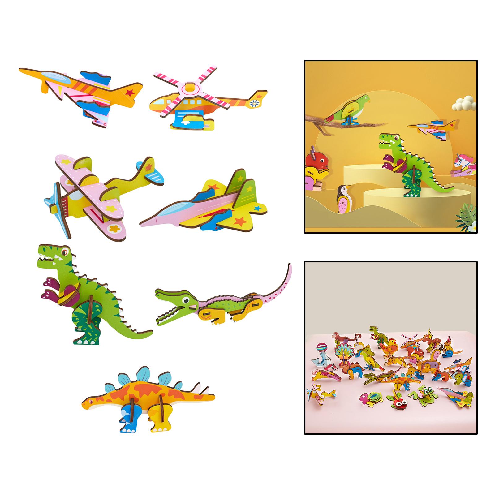 3D Cartoon Wooden Insert Puzzl - đánh giá và giá Art Craft Game