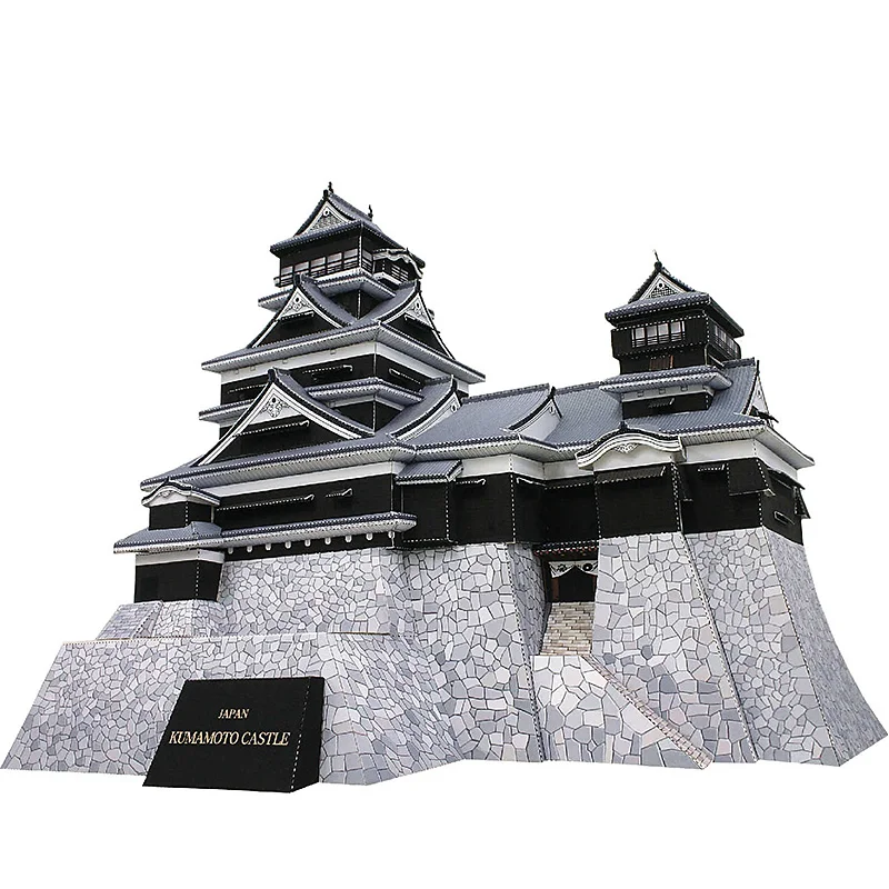 Japan Kumamoto Castle Mini 3D  - đánh giá và giá Art Craft Building