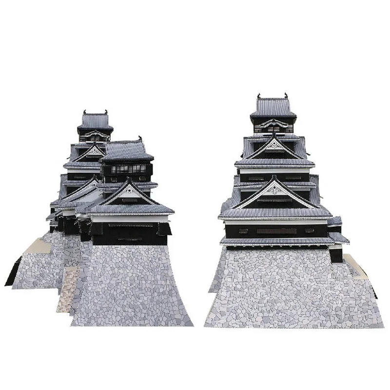 Japan Kumamoto Castle Mini 3D  - đánh giá và giá Art Craft Building