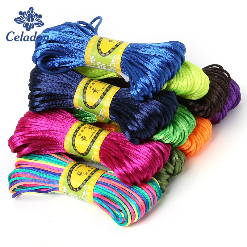2mm 20meter Soft Satin Rattail - đánh giá và giá Macrame Cord Cotton