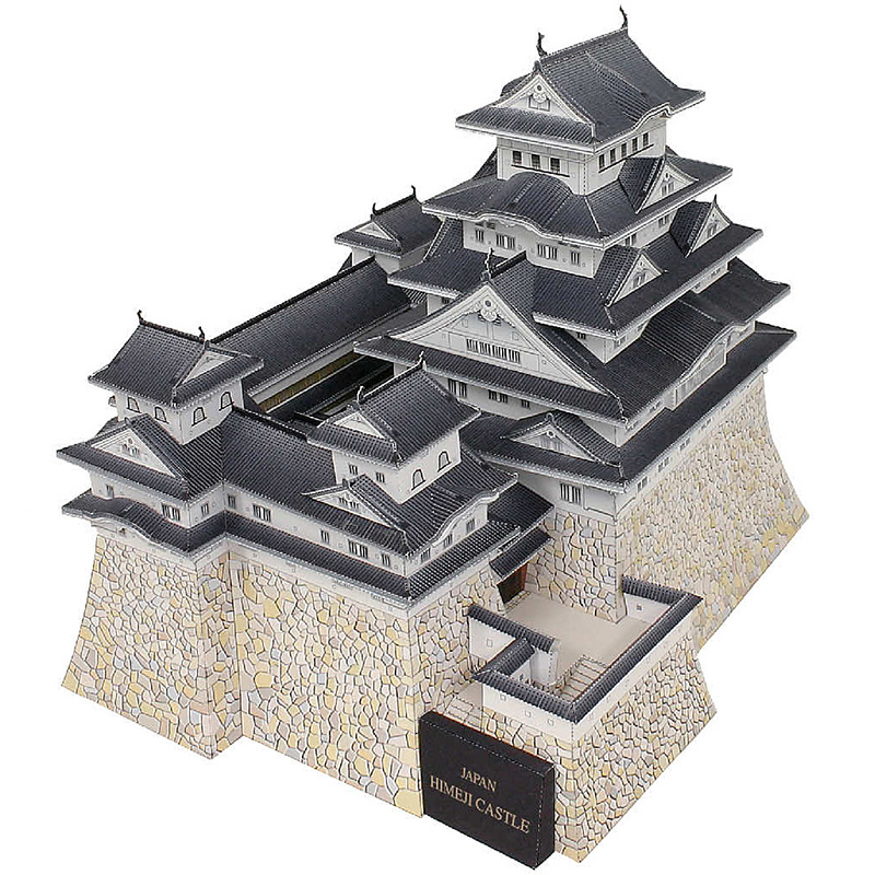 Nhật Bản Lâu Đài Himeji 3D Mô  - đánh giá và giá Art Craft Building