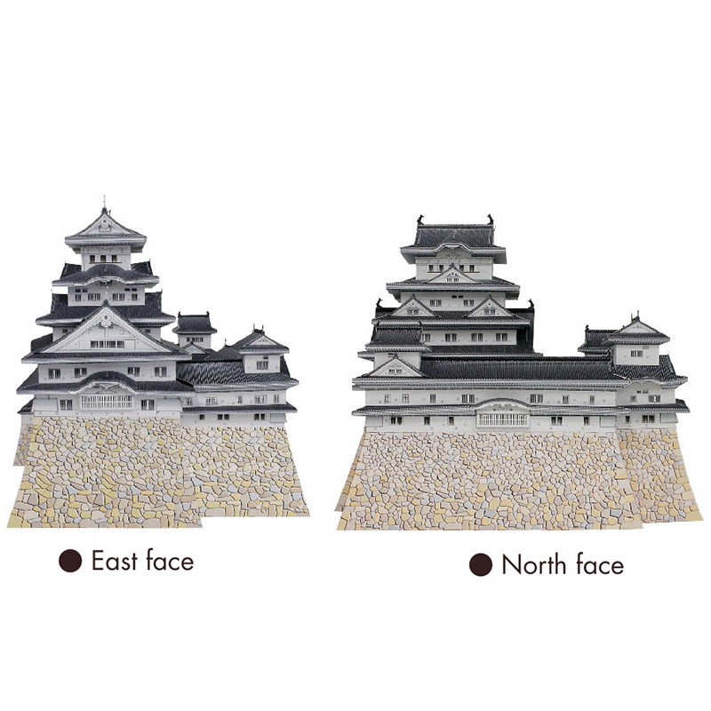 Nhật Bản Lâu Đài Himeji 3D Mô  - đánh giá và giá Art Craft Building