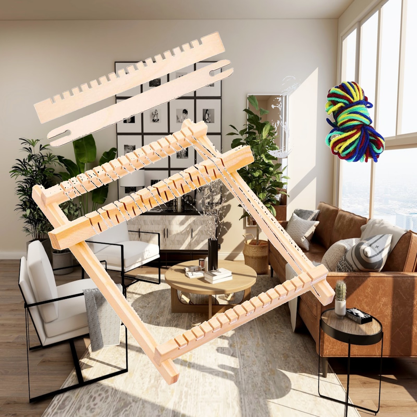 Wooden Weaving Looms Kit DIY C - đánh giá và giá Art Craft Hat