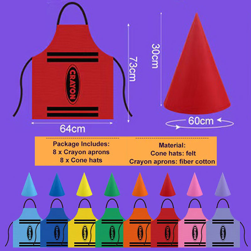 Colorful Crayon Themed Gnome S - đánh giá và giá Art Craft Hat