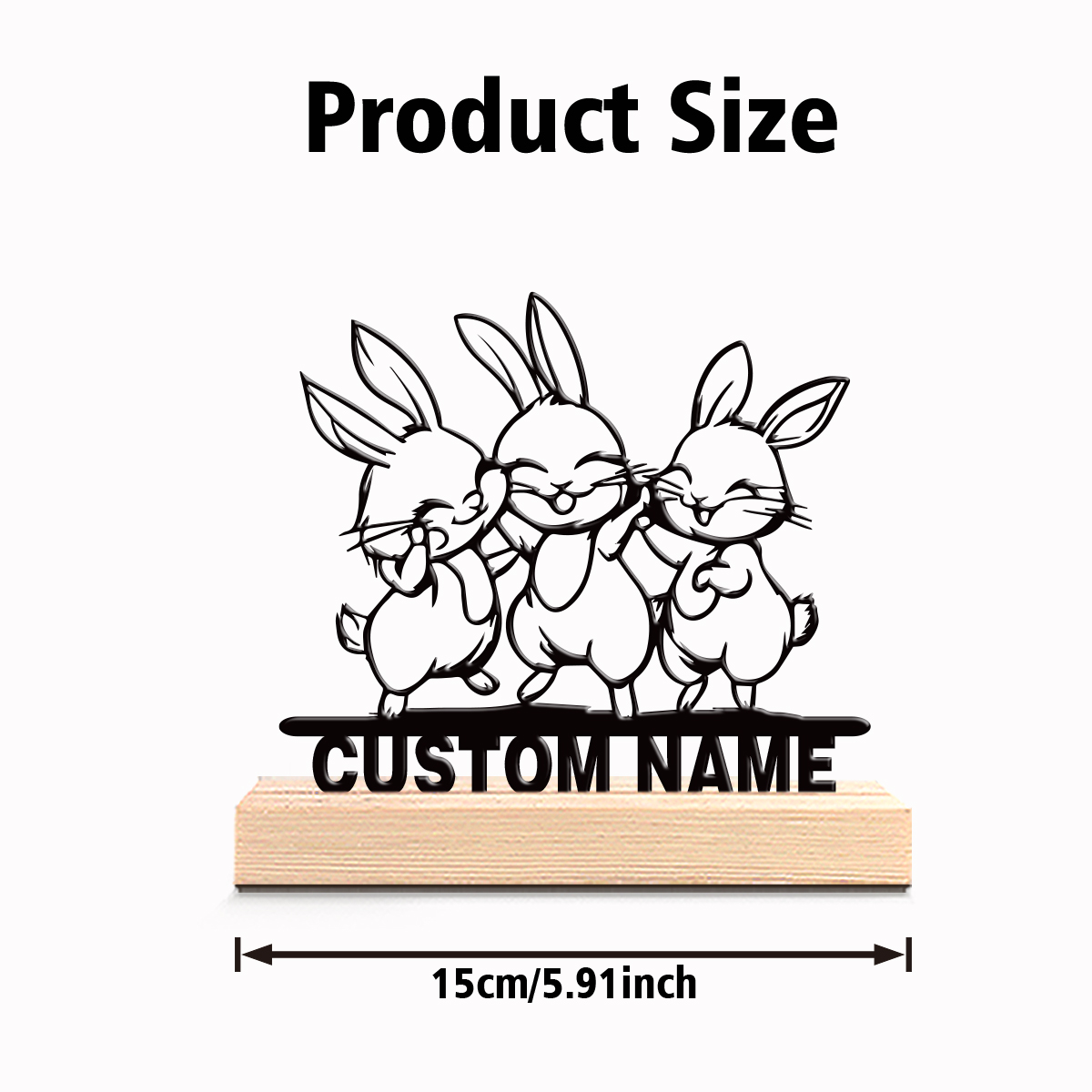 1pc Modern Rabbit Customized T - đánh giá và giá Art Craft Rabbit