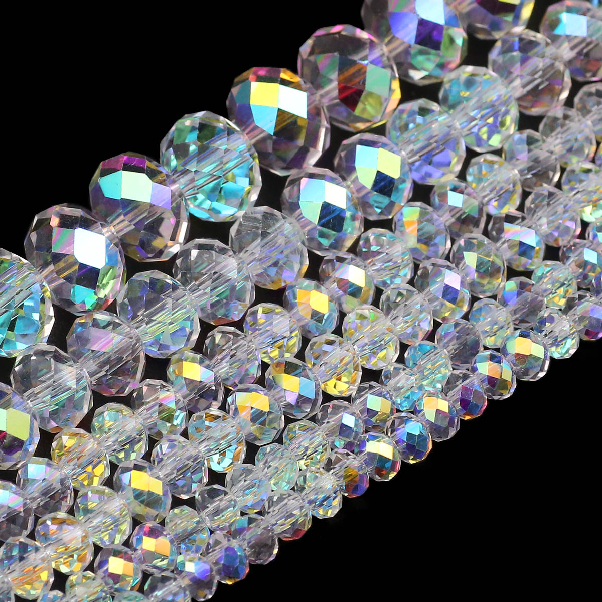 Austrian Crystal White AB Glas - đánh giá và giá Art Craft Making