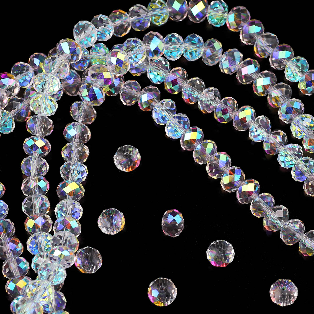 Austrian Crystal White AB Glas - đánh giá và giá Art Craft Making