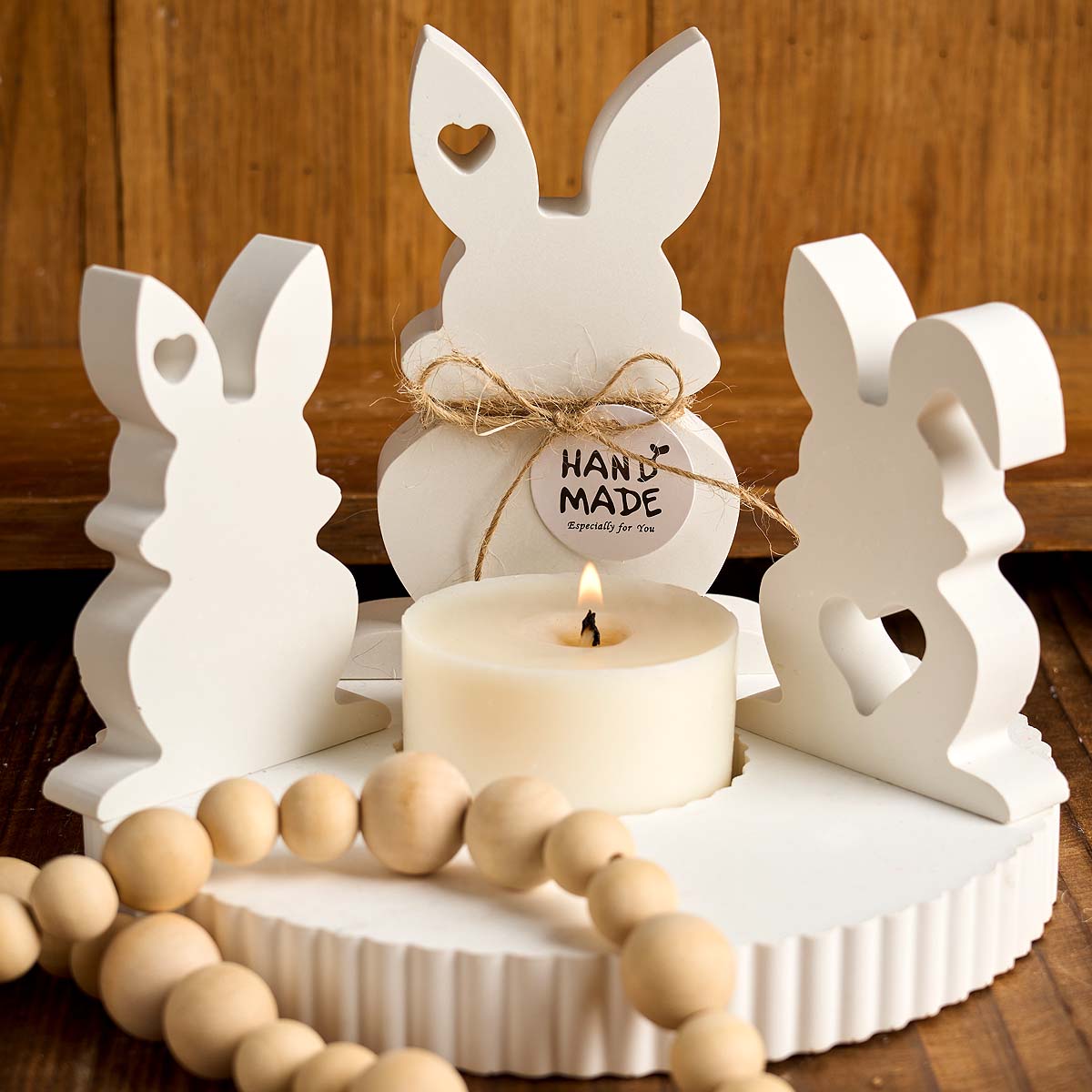 3D Heart Rabbit Silicone Candl - đánh giá và giá Art Craft Rabbit