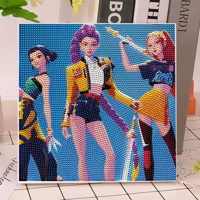Anime Hunters Gilrs Lumi Mila  - đánh giá và giá Art Craft Kit