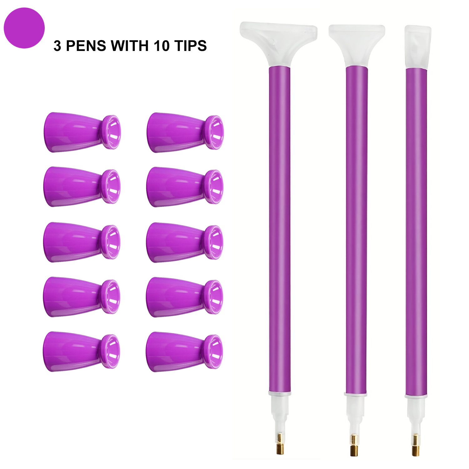 10 Silicone Tips & 3 Pens Diam - đánh giá và giá Art Craft Kit