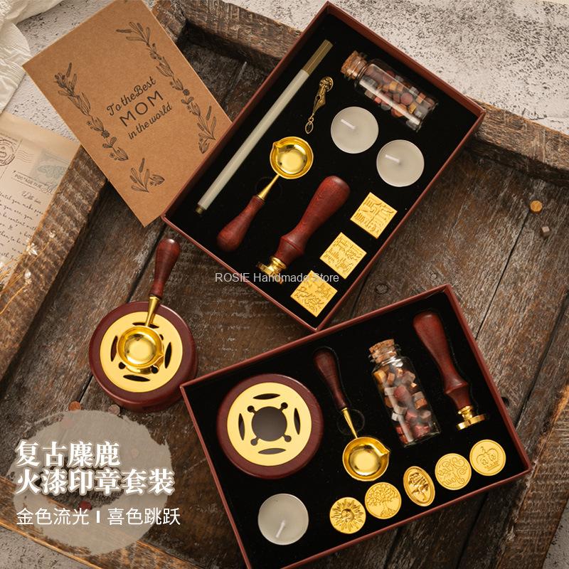 Wax Seal Stamp Set Lacquered S - đánh giá và giá Batik Wax Kit