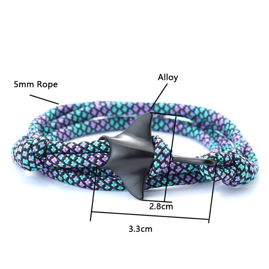 Stylish Manta Bracelet Men Wom - đánh giá và giá Macrame Cord Cotton