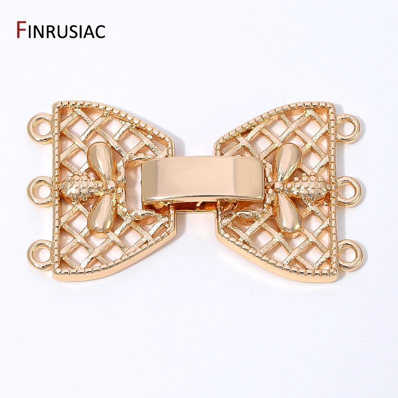 14K Gold Plated Brass 3-Row Pe - đánh giá và giá Art Craft Making