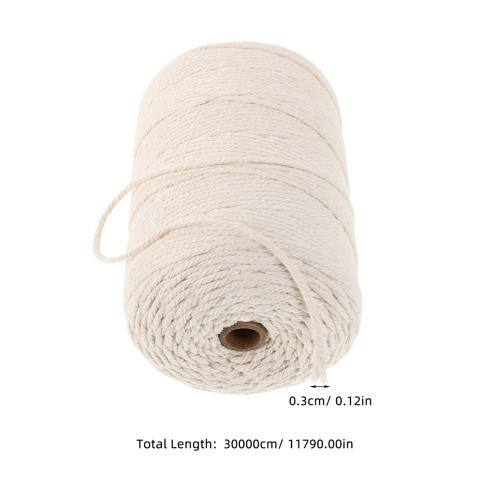 1 Roll Thick Soft Cotton Rope  - đánh giá và giá Macrame Cord Cotton