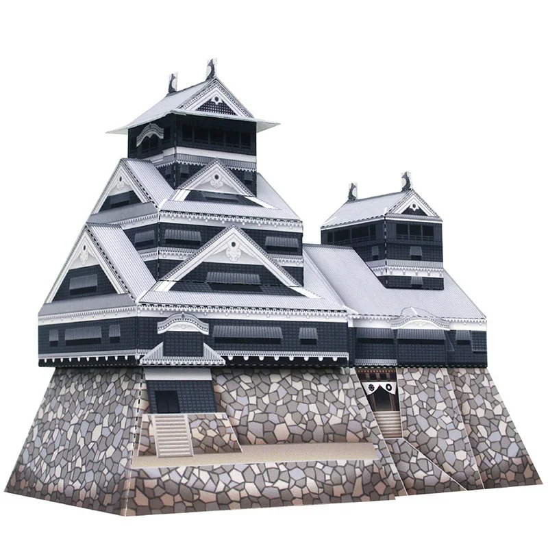 Japan Kumamoto Castle Folding  - đánh giá và giá Art Craft Building