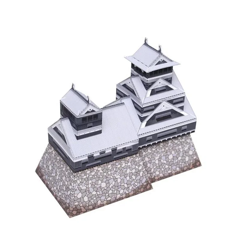 Japan Kumamoto Castle Folding  - đánh giá và giá Art Craft Building