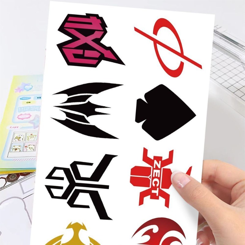 60 Sheets Kamen Rider Logo Sti - đánh giá và giá Artwork Craft