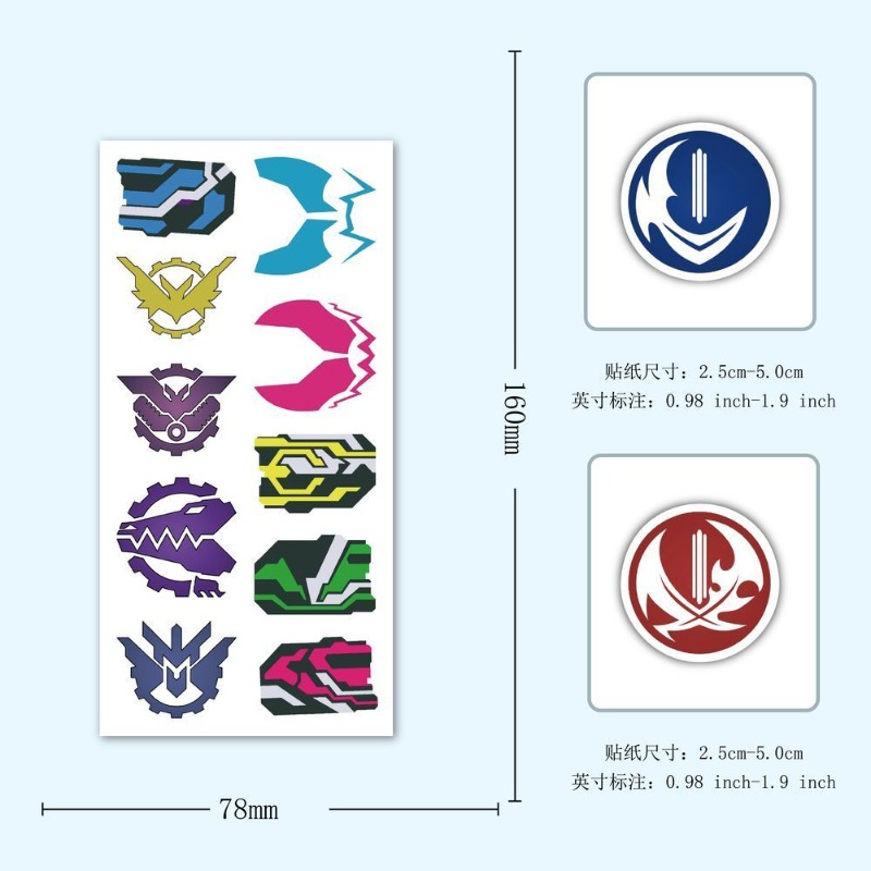60 Sheets Kamen Rider Logo Sti - đánh giá và giá Artwork Craft